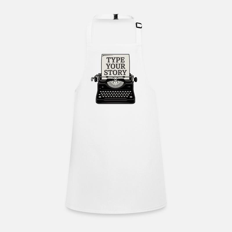 TYPEWRITERS, TYPE YOUR STORY Children's Apron