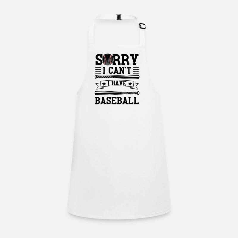 Baseball Spruch Baseballteam Design Schürze für Kinder
