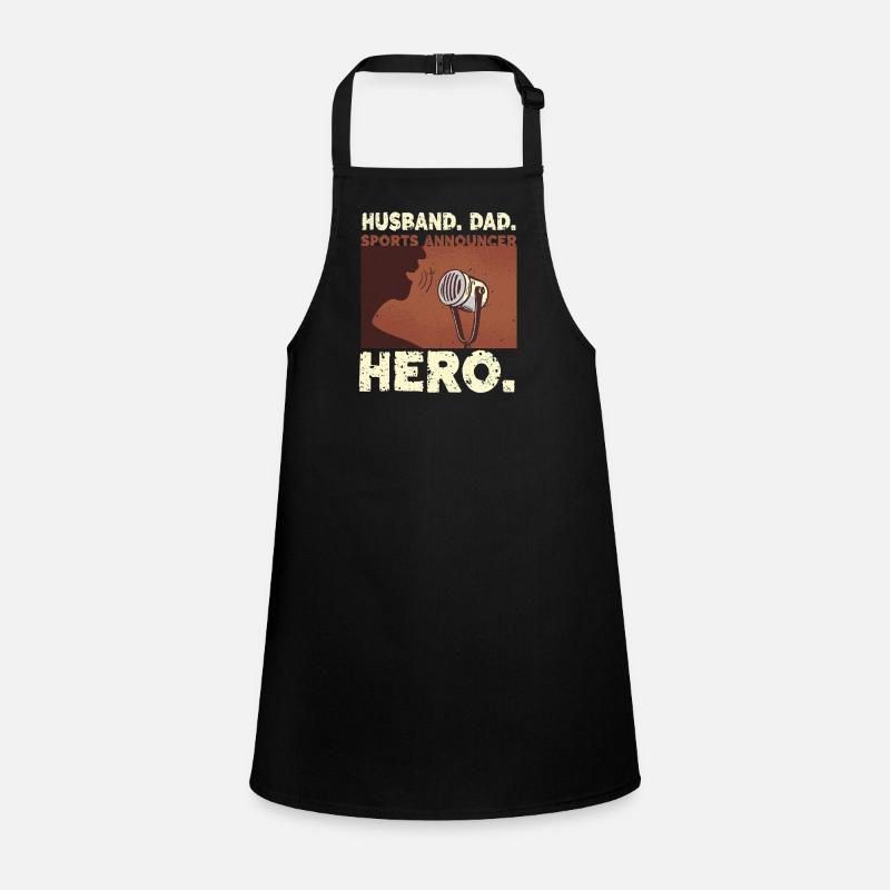 Commentator Sports Presenter Father Children's Apron