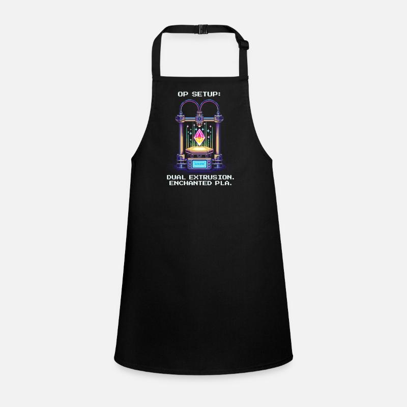 Dual Extrusion Setup | PLA 3D Printing Calibration Children's Apron
