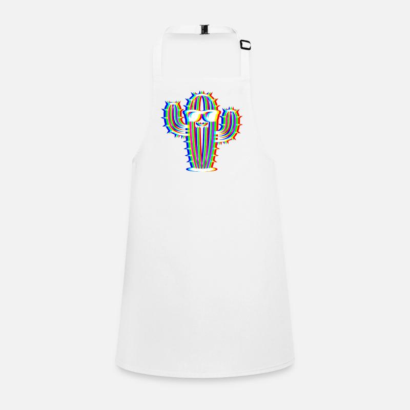 Glitch Cactus – Party & Fun Style Children's Apron