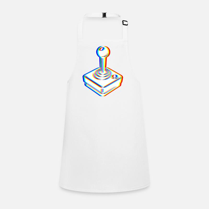 Glitch Joystick – Retro Gaming Children's Apron
