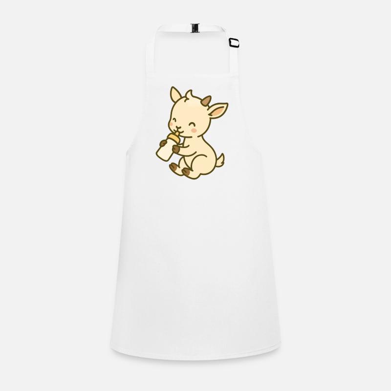 Milchzeit mit Zicklein Schürze für Kinder