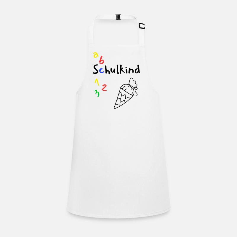 La rentrée avec l’ABC et le cône d’école Tablier Enfant