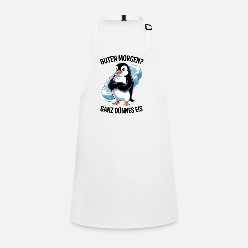 Good morning? Very thin ! Funny Penguin Children's Apron