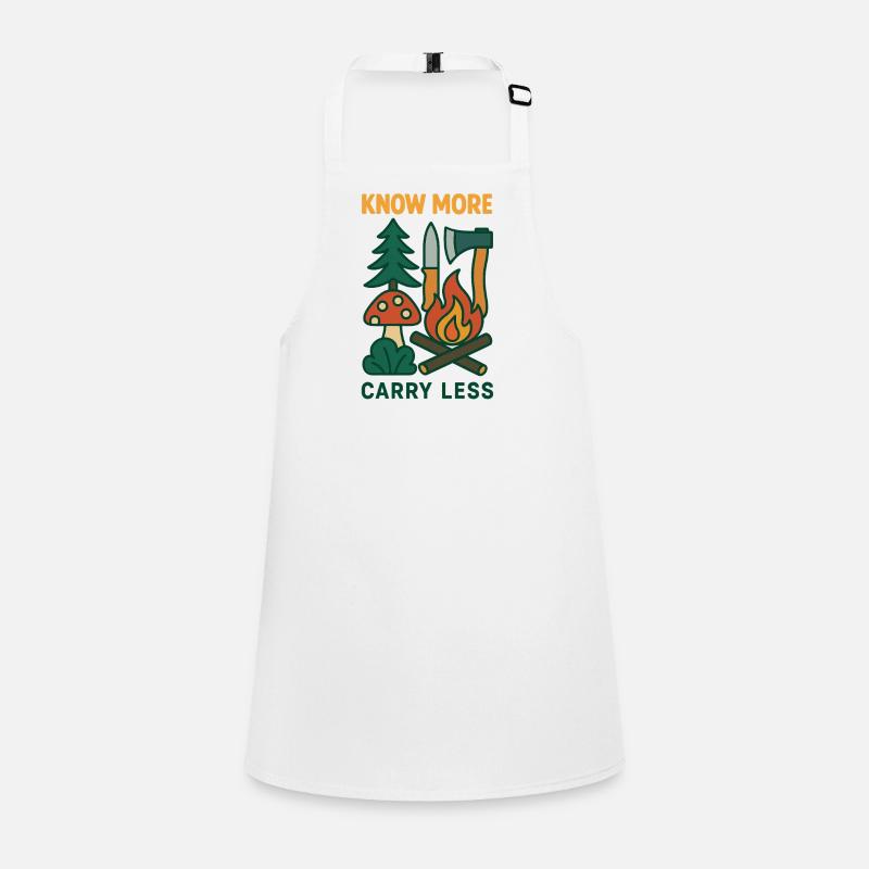More knowledge less carry survival techniques Children's Apron