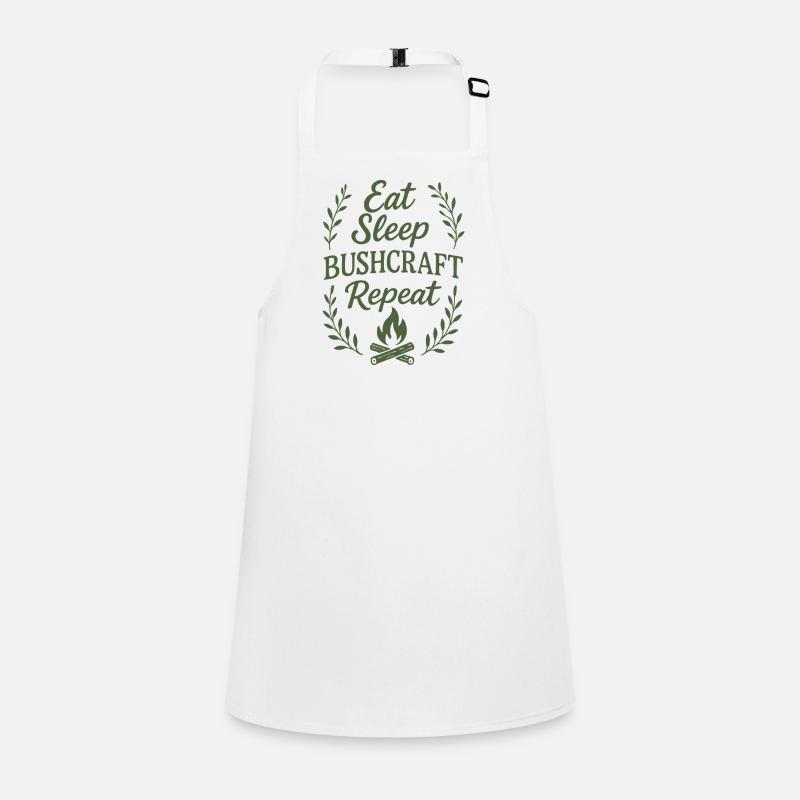 Eating Sleeping Bushcraft Repetition Prepper Children's Apron