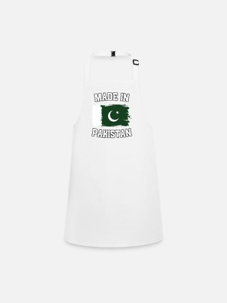 Fabriqué au Pakistan - Tablier Enfant - blanc - Devant