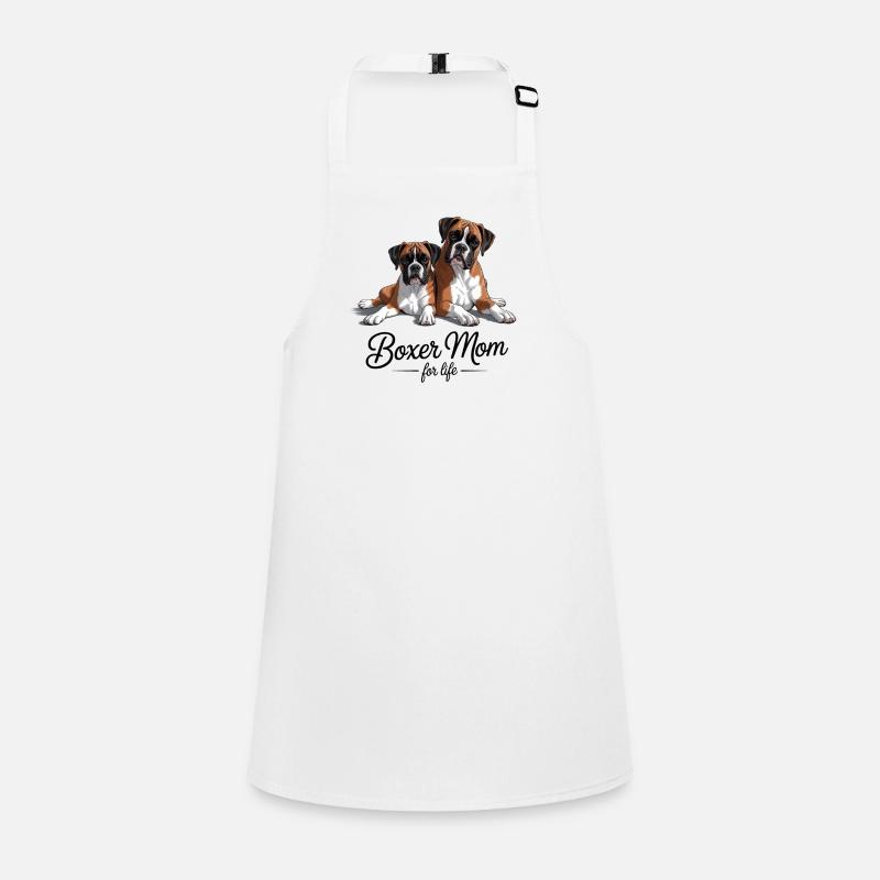 Boxer Mom For Life Children's Apron