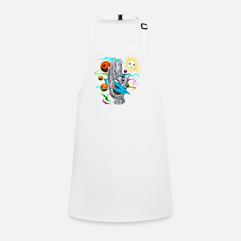 Cosmic Hand with Planetary Orbits Children's Apron