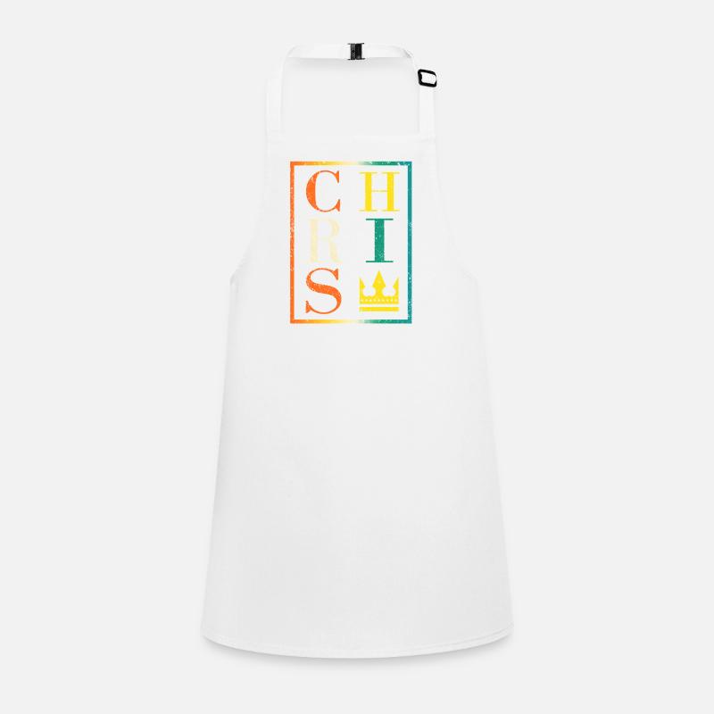 Royal Letters Collage Design Children's Apron