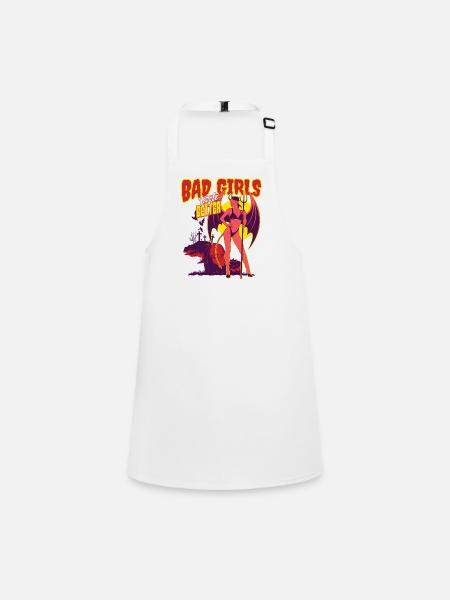 Bad Girls Taste Better Tattooed Girls B - Children's Apron - white - Front