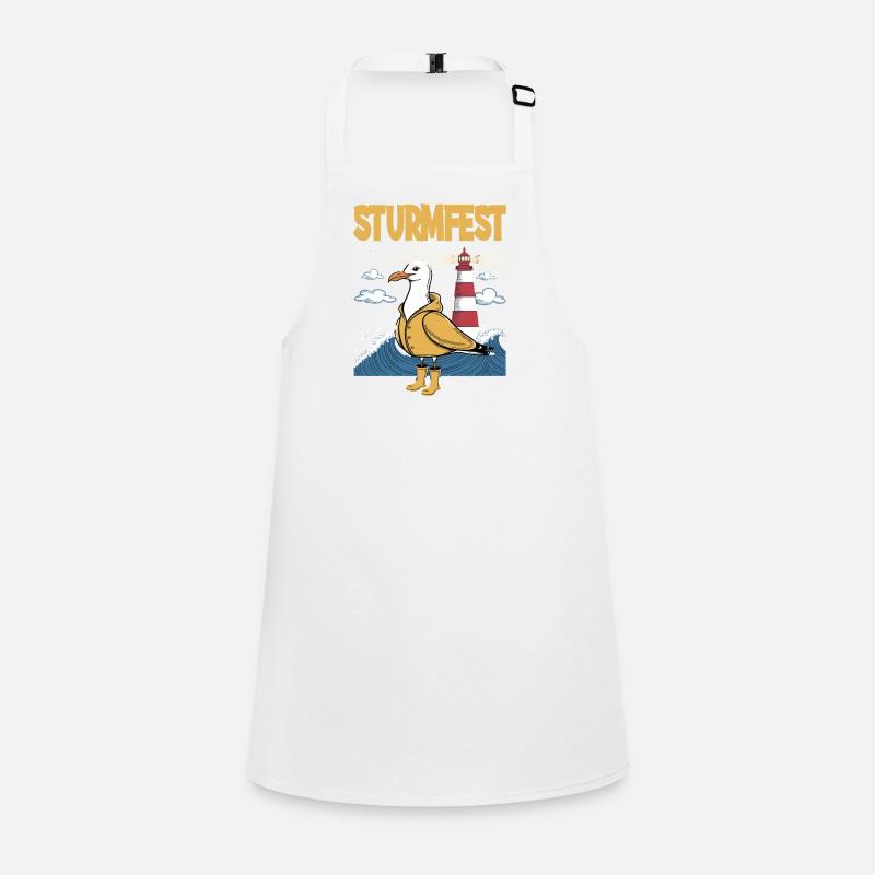 Lighthouse Melody with Seagull Children's Apron