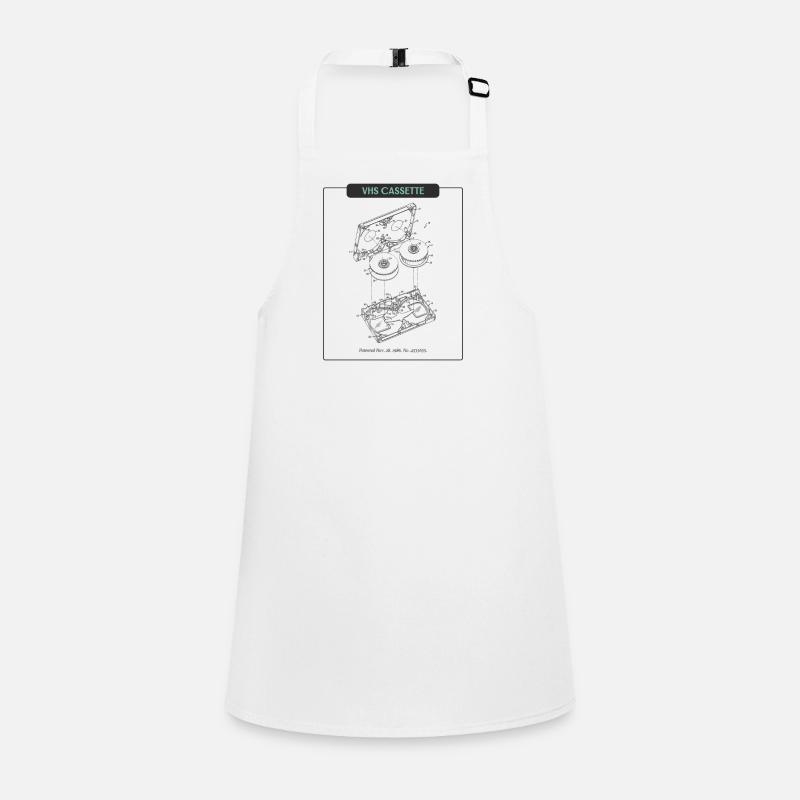 Retro Sketch VHS Tape Children's Apron