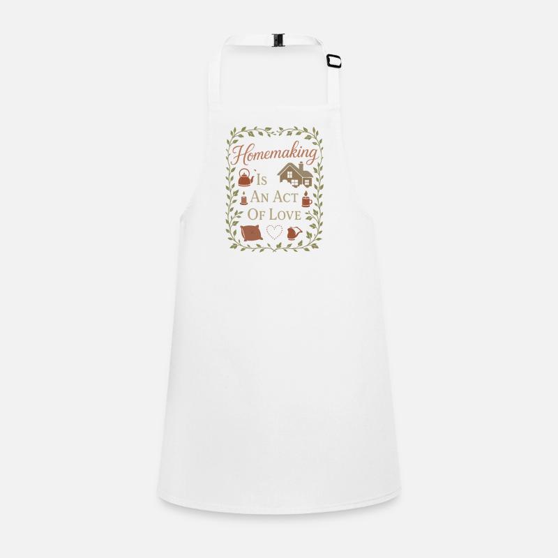 Loved by a rescue dog Children's Apron