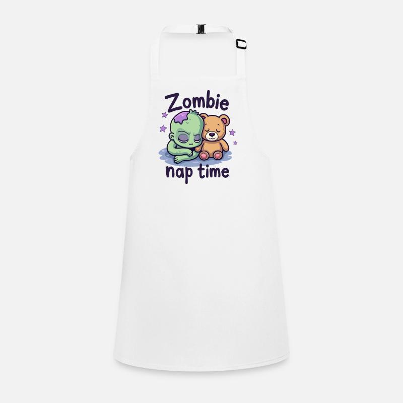 Zombie Nap Time Chemise de sommeil drôle Tablier Enfant