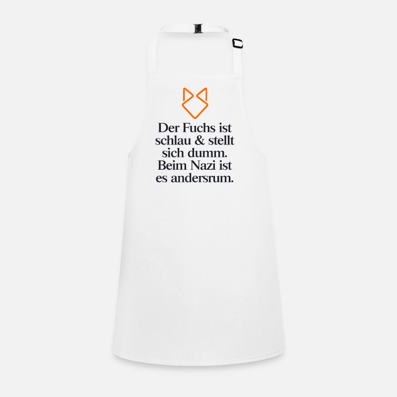 STATEMENT GEGEN RECHTS Schürze für Kinder