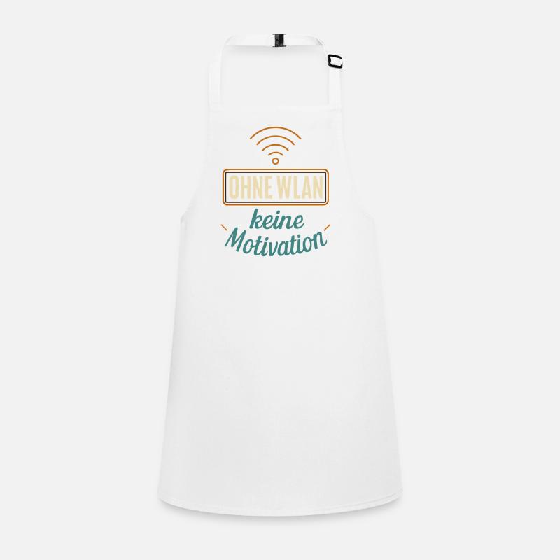 Pas de motivation sans Wi-Fi Tablier Enfant