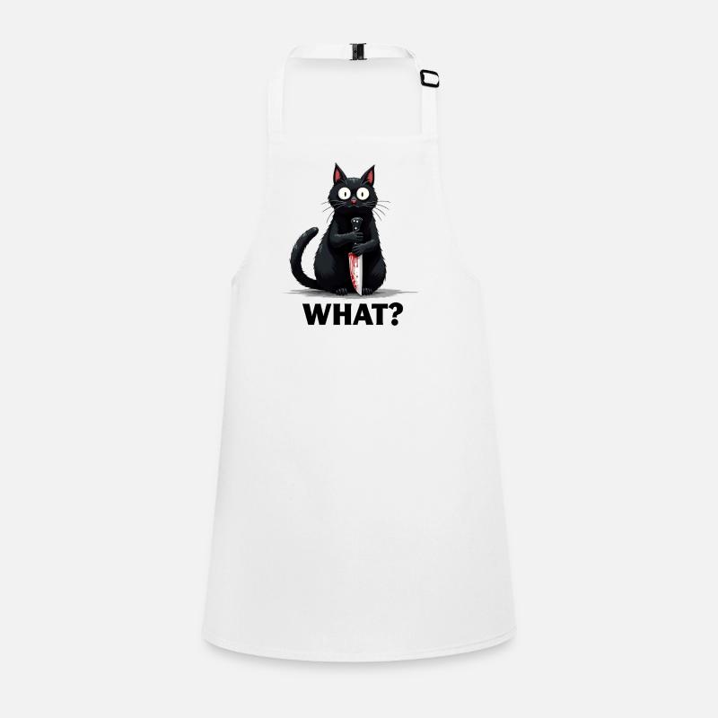 WHAT? Killer Cat Children's Apron