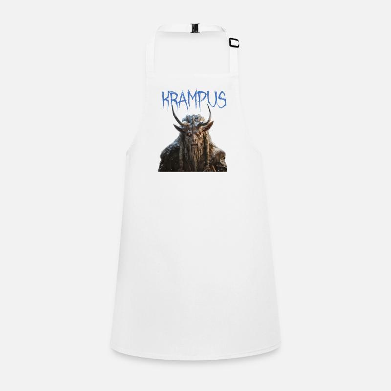 Krampus – gloomy Alpine design, customs Children's Apron