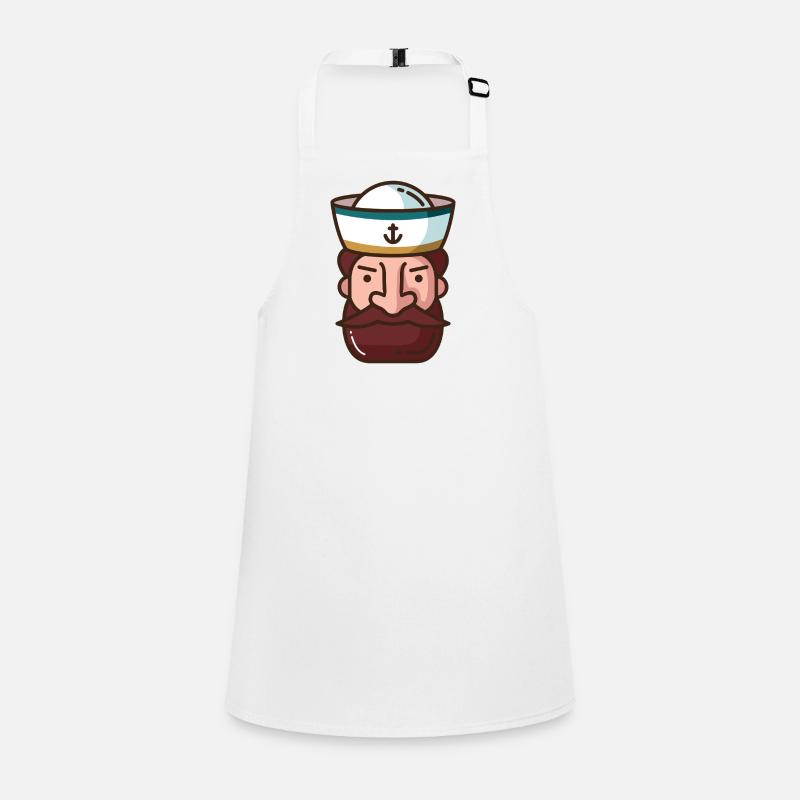 Nautical Cartoon Sailor Children's Apron