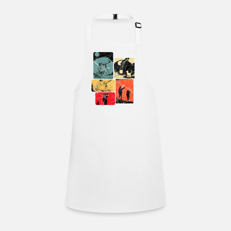 Solar System, Telescope, Stargazing Children's Apron