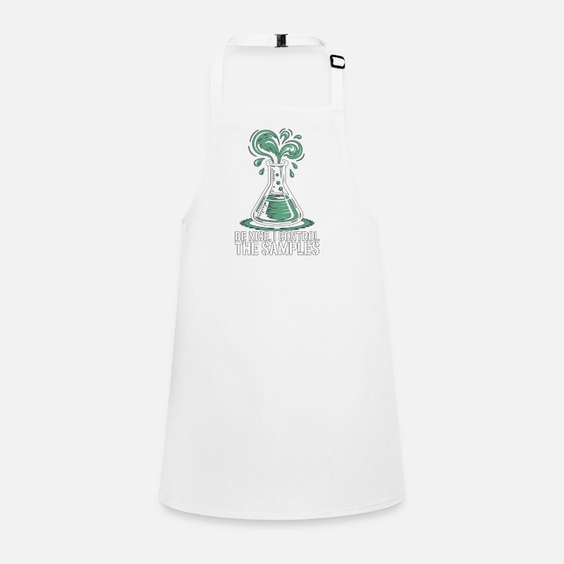 Lab Technician Be Nice I Control Laboratory Work Children's Apron