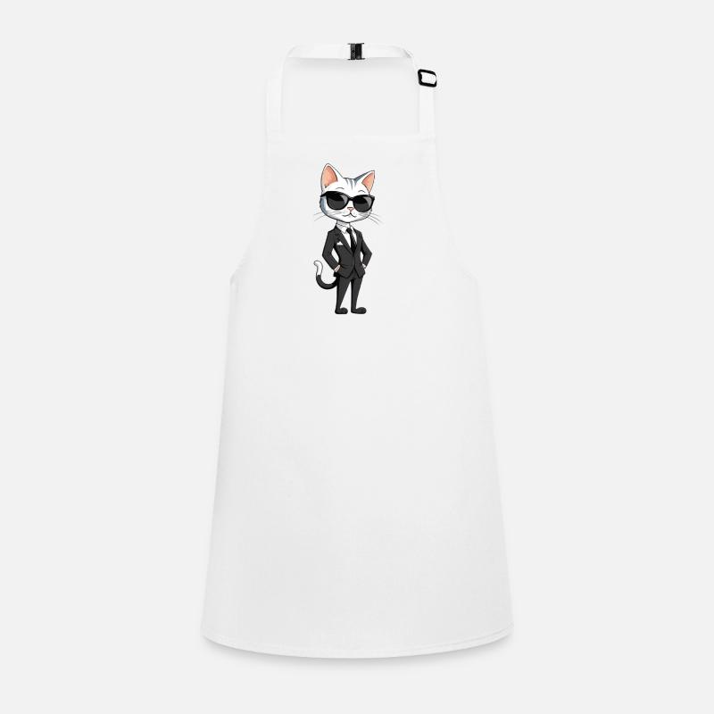 Héros chat élégant en costume Tablier Enfant