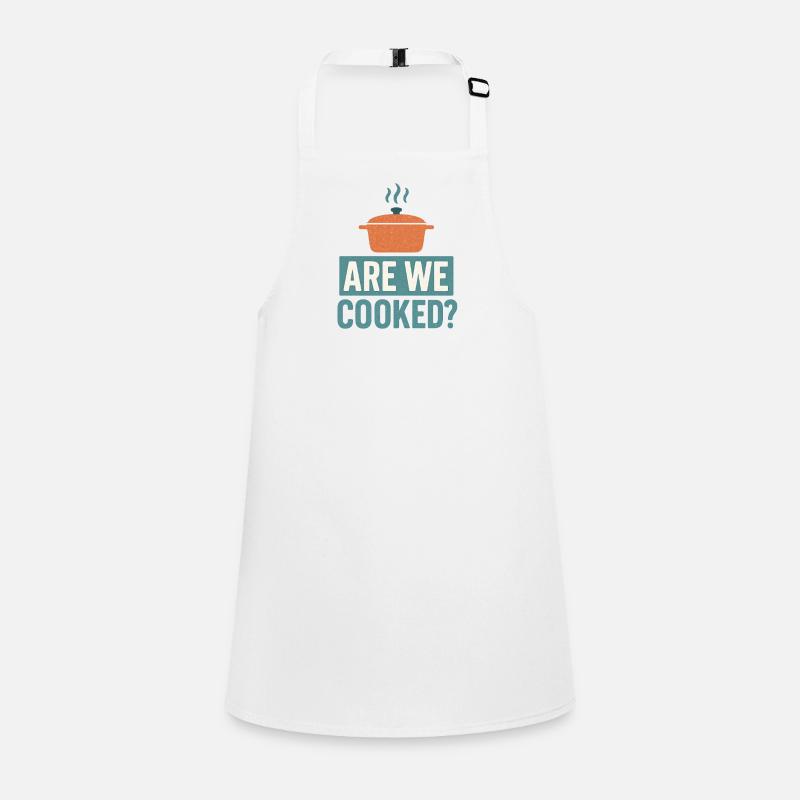 Are We Cooked? Funny Meme Saying  Children's Apron