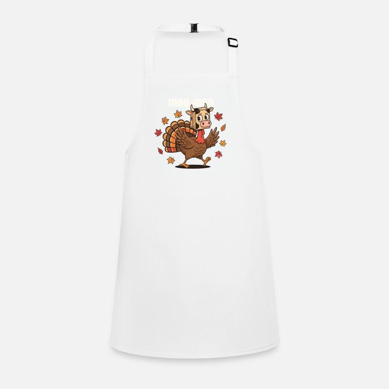 Moo Moo Turkey Mashup Children's Apron