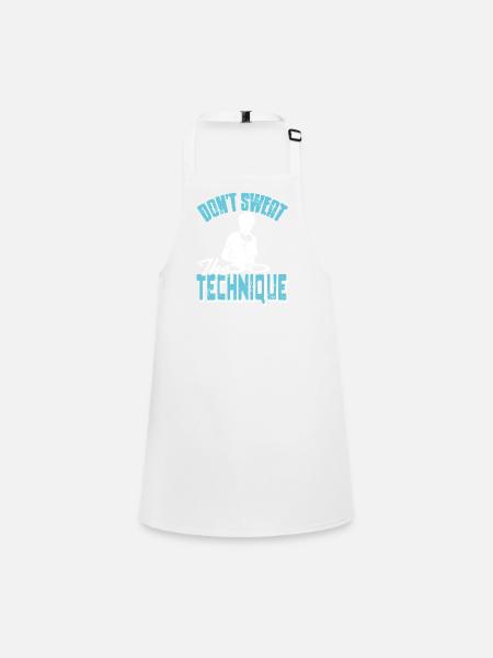 Ne vous inquiétez pas de la technique DJ Mix Mastery - Tablier Enfant - blanc - Devant