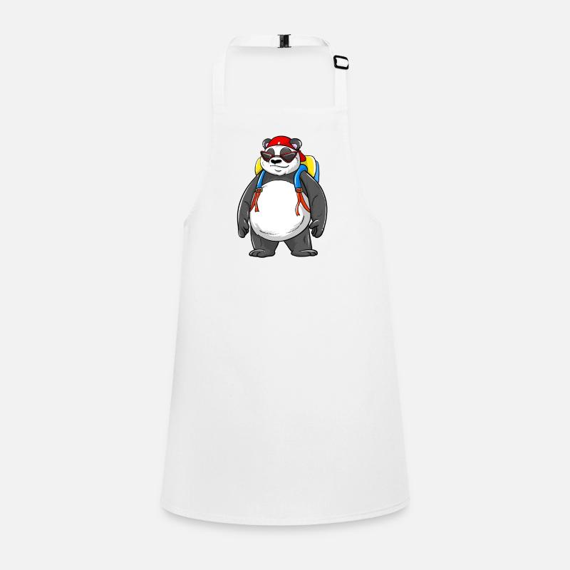 Panda-Rucksack Ready Back to School 2026 Vibes Schürze für Kinder