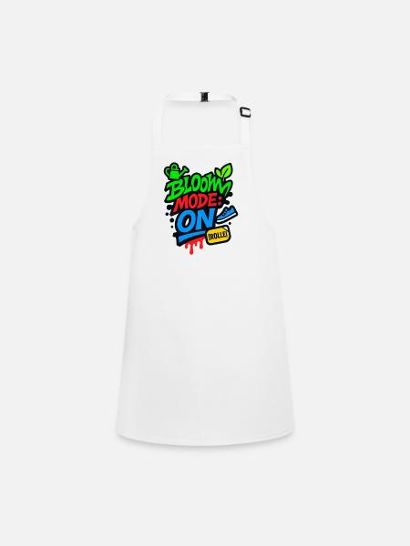 Bloom Mode On Streetwear Look Now Bloom - Children's Apron - white - Front