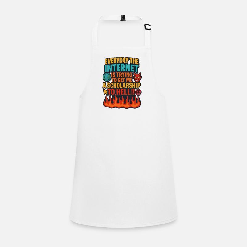 Internet Scholarship to Hell Meme, Funny  Children's Apron
