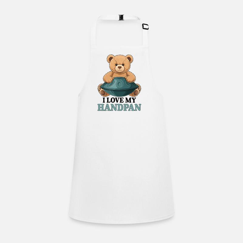 J’adore mon ours en peluche Handpan Tablier Enfant