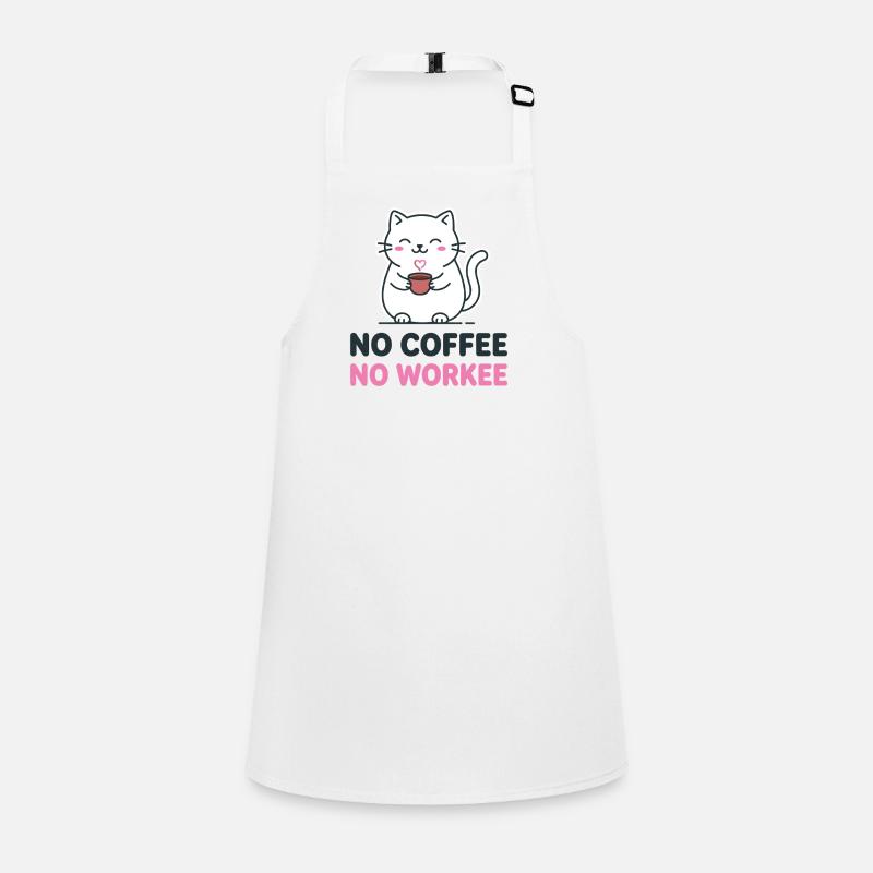 Pas de café, pas de travail. Tablier Enfant