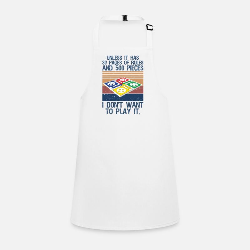 Board Game Joke Funny Board Game Children's Apron