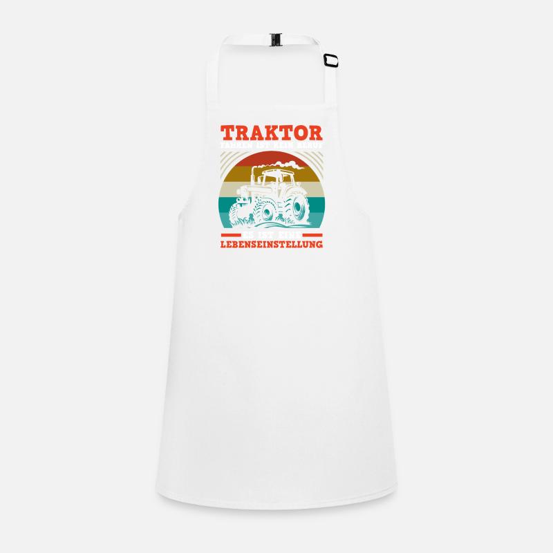 Tractor Farmer Farmer Tractor Driver Tractor Children's Apron