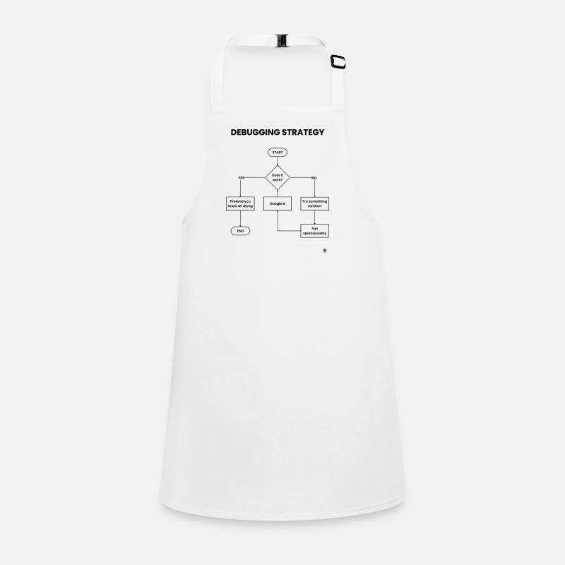 Debugging-Strategie-Flussdiagramm – Funktioniert es Geschenk Schürze für Kinder