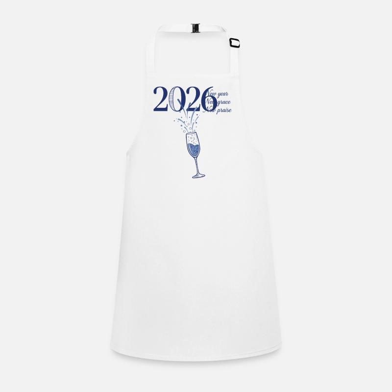 Neujahrsfeier 2026, Cheers, Toast, Toast Schürze für Kinder