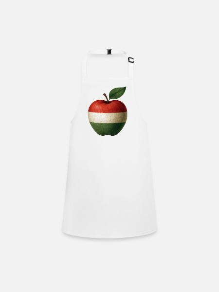 Hungary - Children's Apron - white - Front