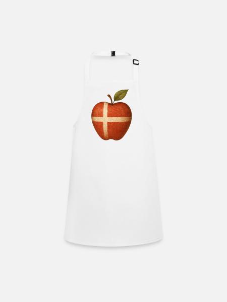 Denmark - Children's Apron - white - Front
