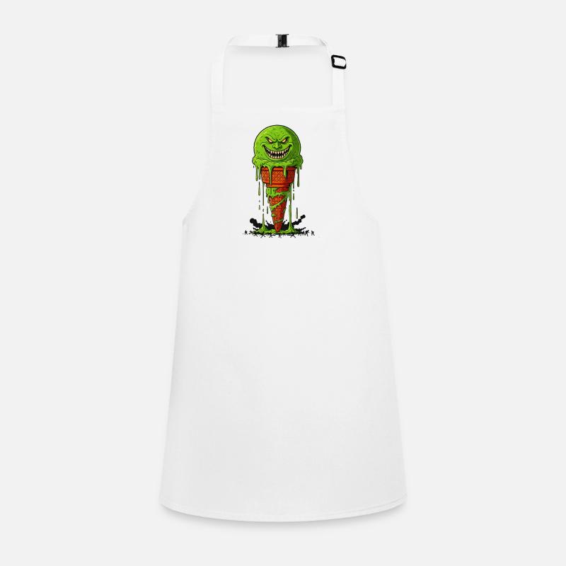 Monster Ace Cream Attack Children's Apron