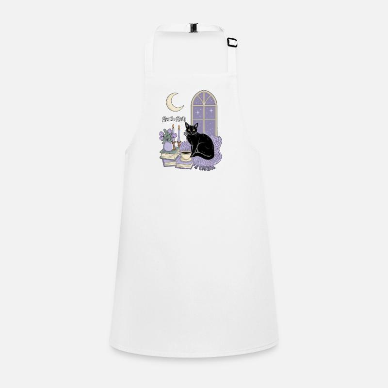 Gentle Goth Cozy Goth Katze Schürze für Kinder