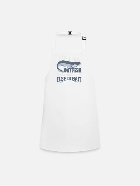 Angler catfish catfish catfish fishing catfish fishing - Children's Apron - white - Front