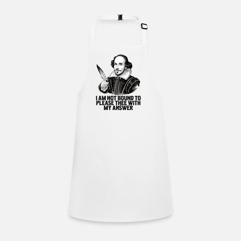 William Shakespeare Please Thee With My Answer Children's Apron