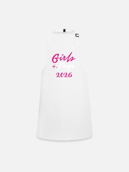 Girls Trip 2026 Girls' Tour Girls' Strip Girls' Strip - Children's Apron - white - Front