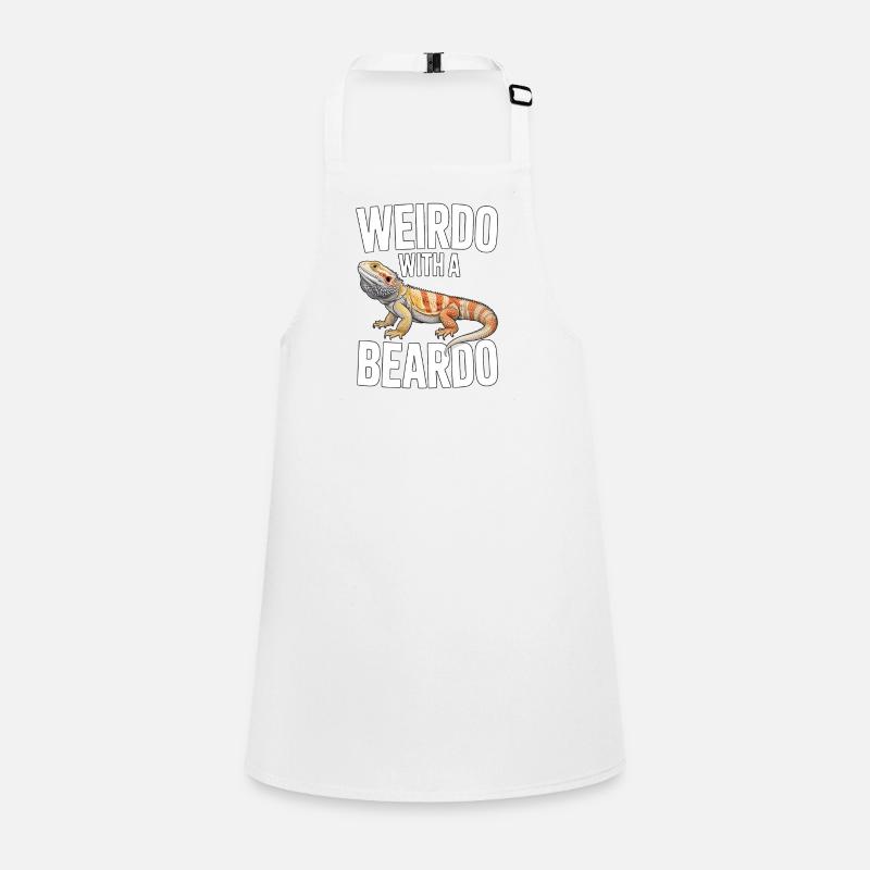 Weirdo with a Beardo Bearded Dragon Children's Apron