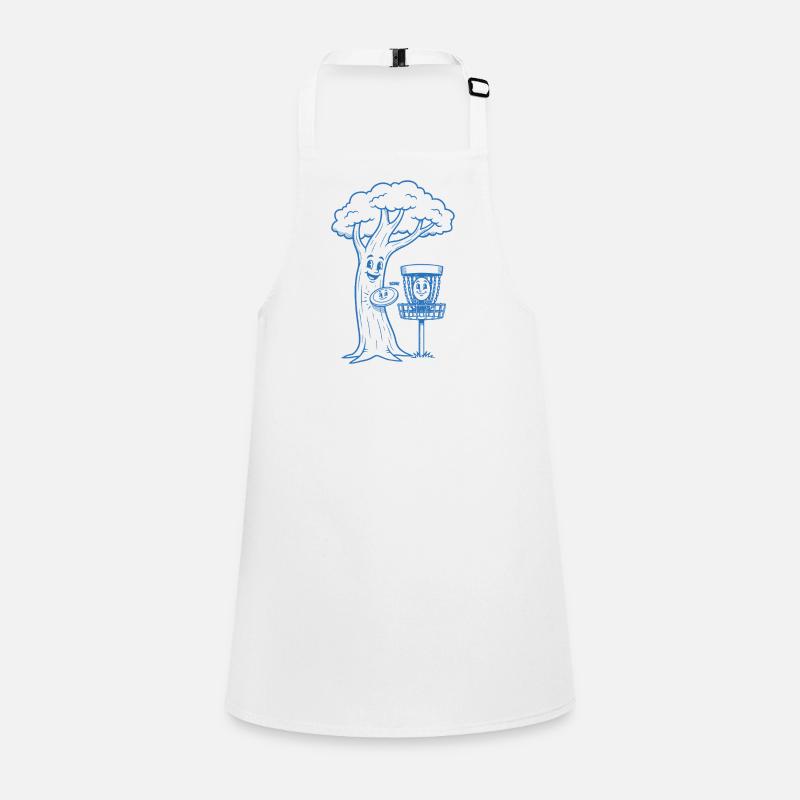 Funny Disc Golf BONK Tree And Basket Flying Disc Children's Apron