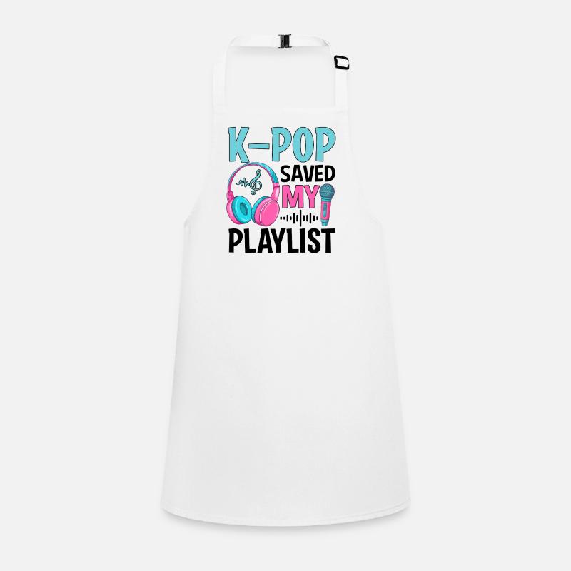 K-Pop Saved My Playlist Schürze für Kinder